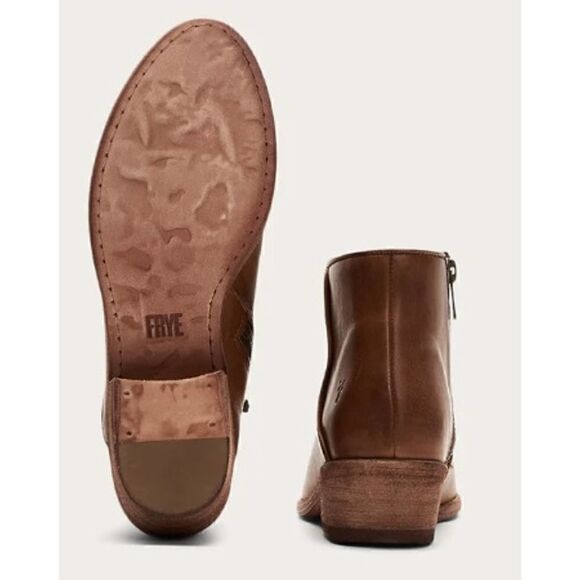 FRYE Carson Piping Bootie Caramel Size 8 NWT - Picture 4 of 5